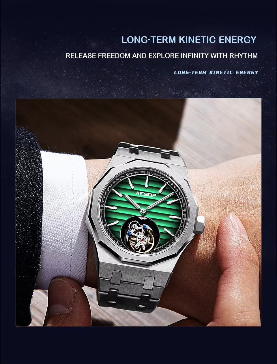 AESOP Flying Tourbillon Mechanical -AESOP01