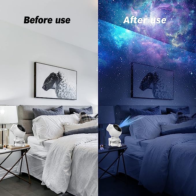 Star Projector Astronaut Lamp Space Men Lighting