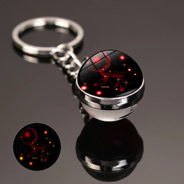 The zodiac signs Luminous  Key Chain  علاقة مفاتيح مضيئة بعلامات أبراج الفلك