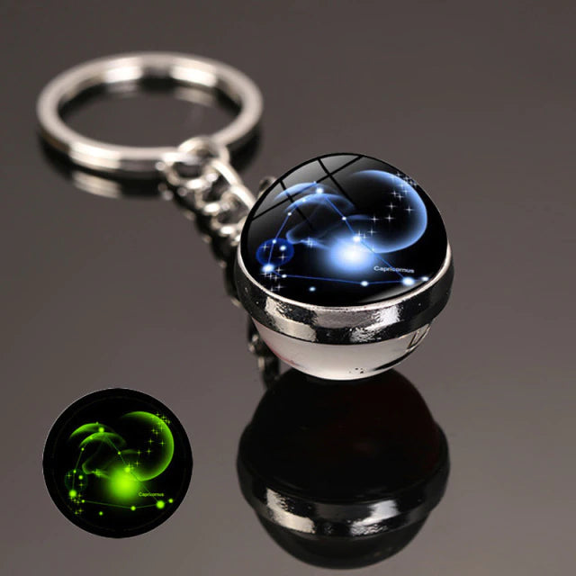 The zodiac signs Luminous  Key Chain  علاقة مفاتيح مضيئة بعلامات أبراج الفلك