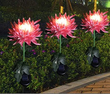 Chrysanthemum LED Solar Light