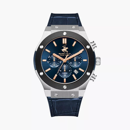 BEVERLY HILLS POLO CLUB Men's Multi Function Dark Blue Dial Watch