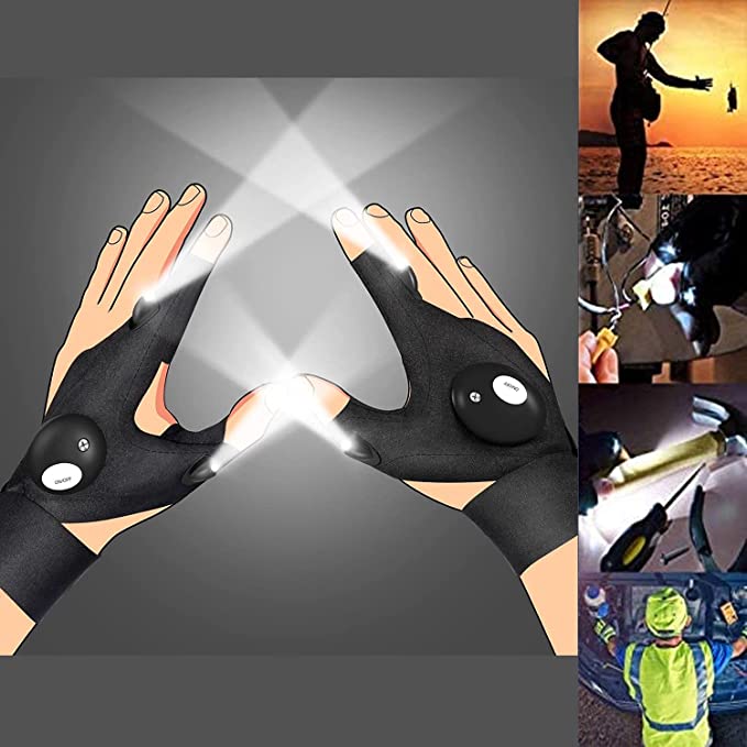 LED Flashlight Gloves