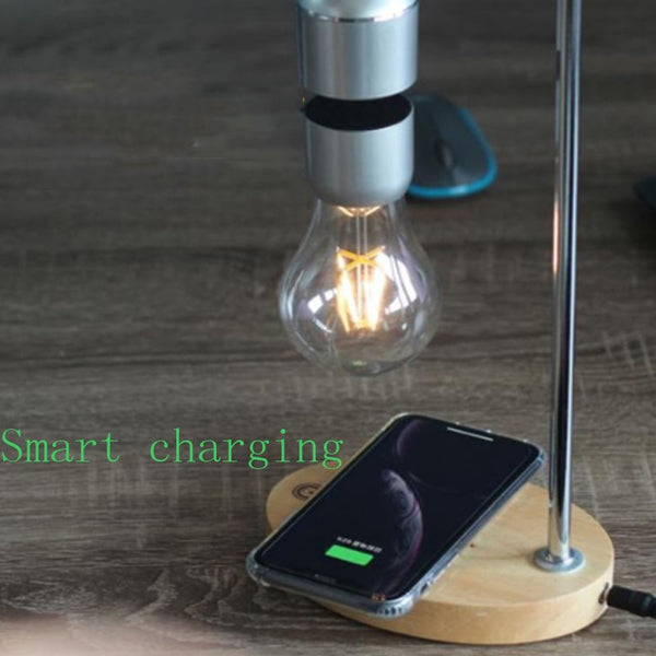 Magnetic Levitation Desk LED Lamp Wireless Charging