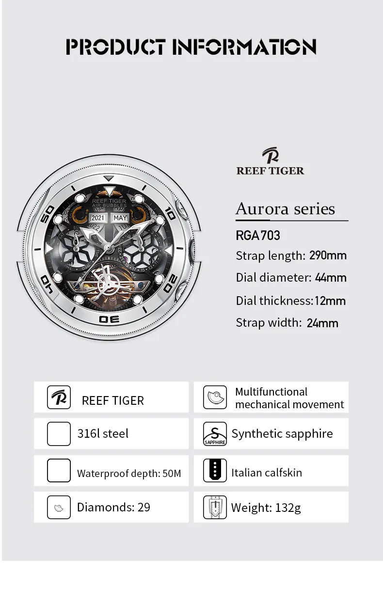 Luxury Reef Tiger4 Watch