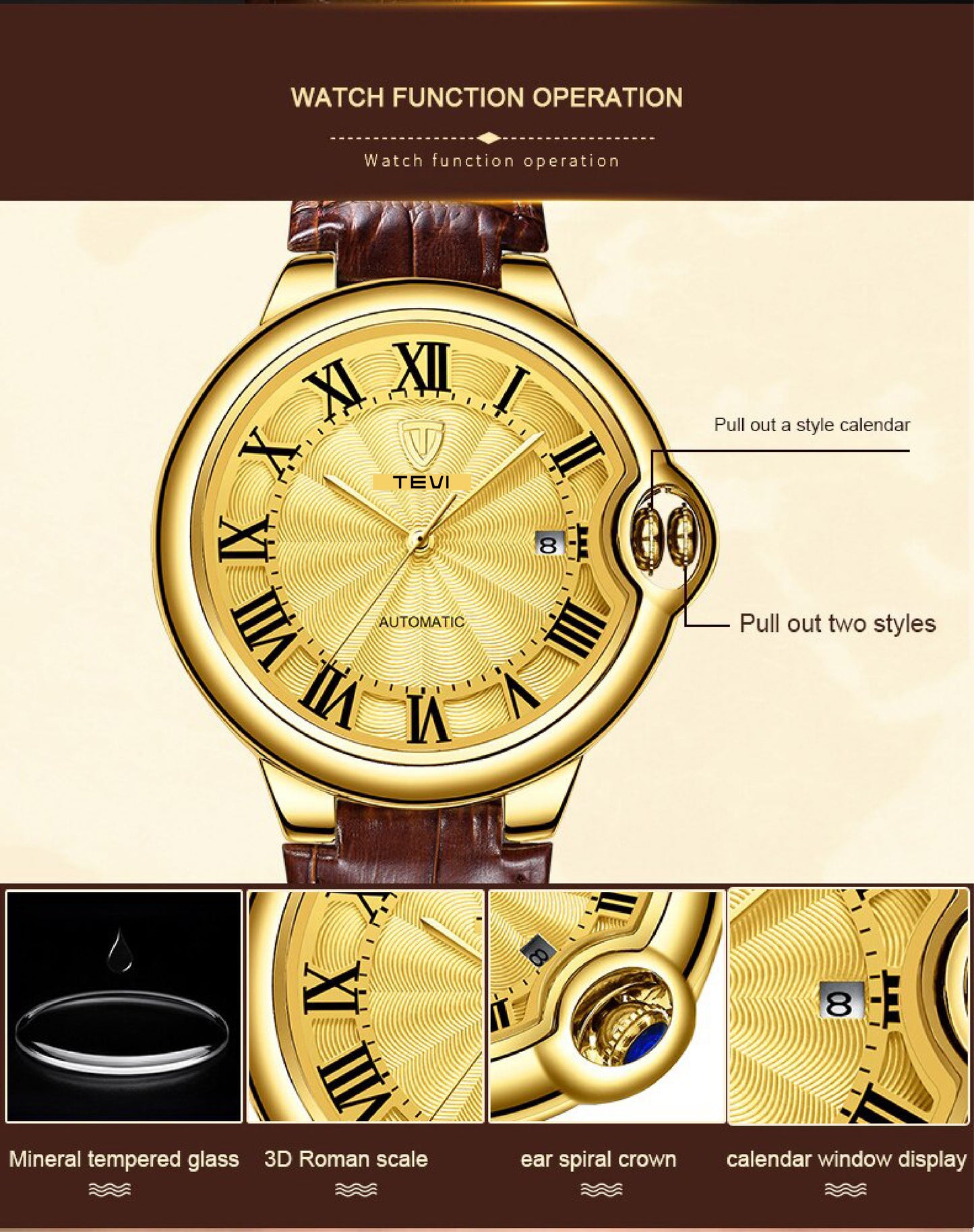 TEVI.08 Mechanical Watches