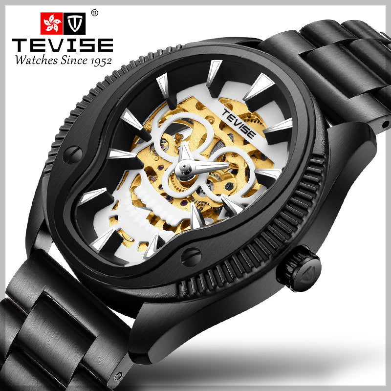 Tevise004 Skull 3D Sculpture Mechanical Watches