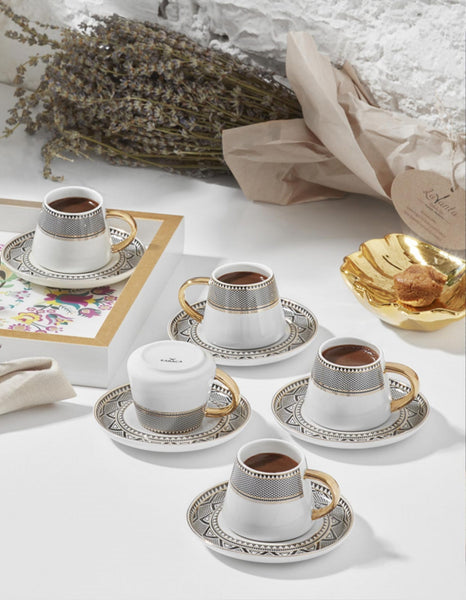 Karaca Globe Set of 6 Coffee Cups