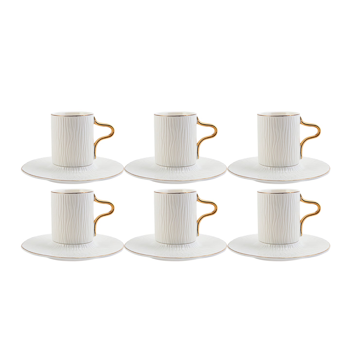 Karaca Aged Set of 6 Coffee Cup