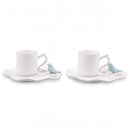 Karaca Lucca Birds Set of 4 Coffee Cups