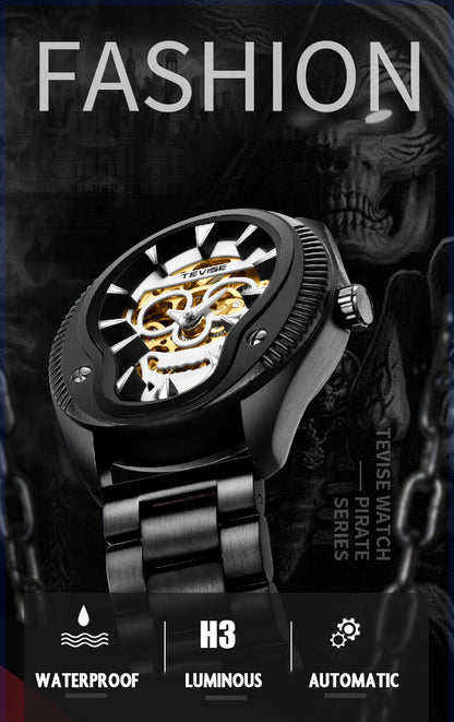 Tevise004 Skull 3D Sculpture Mechanical Watches