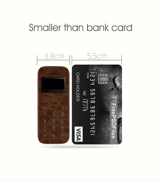 Pocket Mini Card Mobile Phone