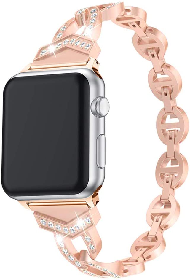 Ladies Diamond Strap for Apple Watch (Apple Bracelet.03)  سوار ساعة آبل