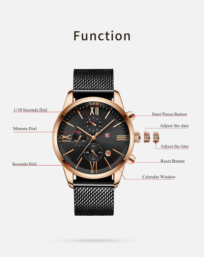 Rward.06 Quartz Watch Men Fashion