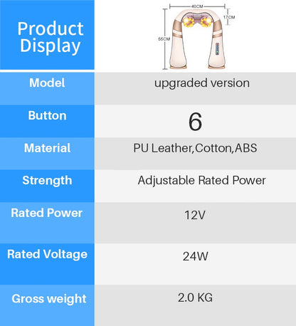 Neck And Shoulder Massager.02  جهاز مساج الأكتاف و الرقبة