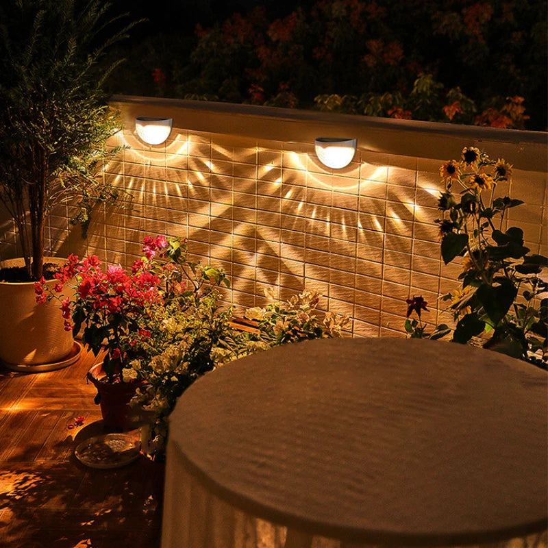 2PCS. of Solar Fence Wall Light