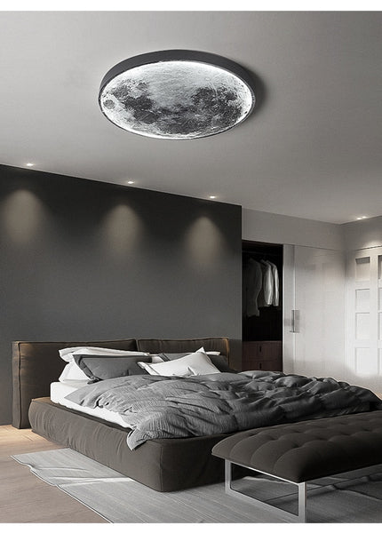 Modern Moon Indoor LED Wall Lamp