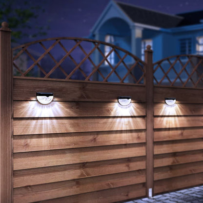 2PCS. of Solar Fence Wall Light