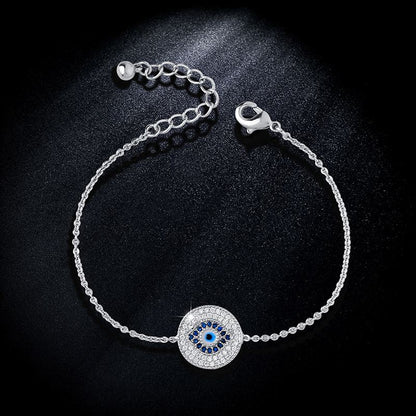 Silver plated Turkey Evil Eye Bracelet