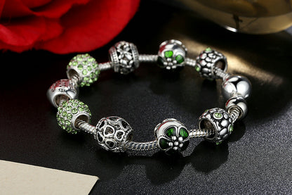 Silver Charm Bracelet & Bangle