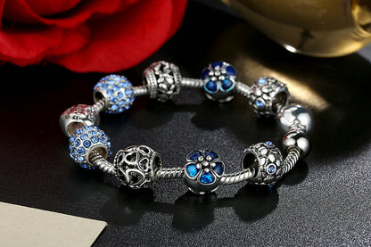 Silver Charm Bracelet & Bangle