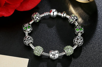 Silver Charm Bracelet & Bangle