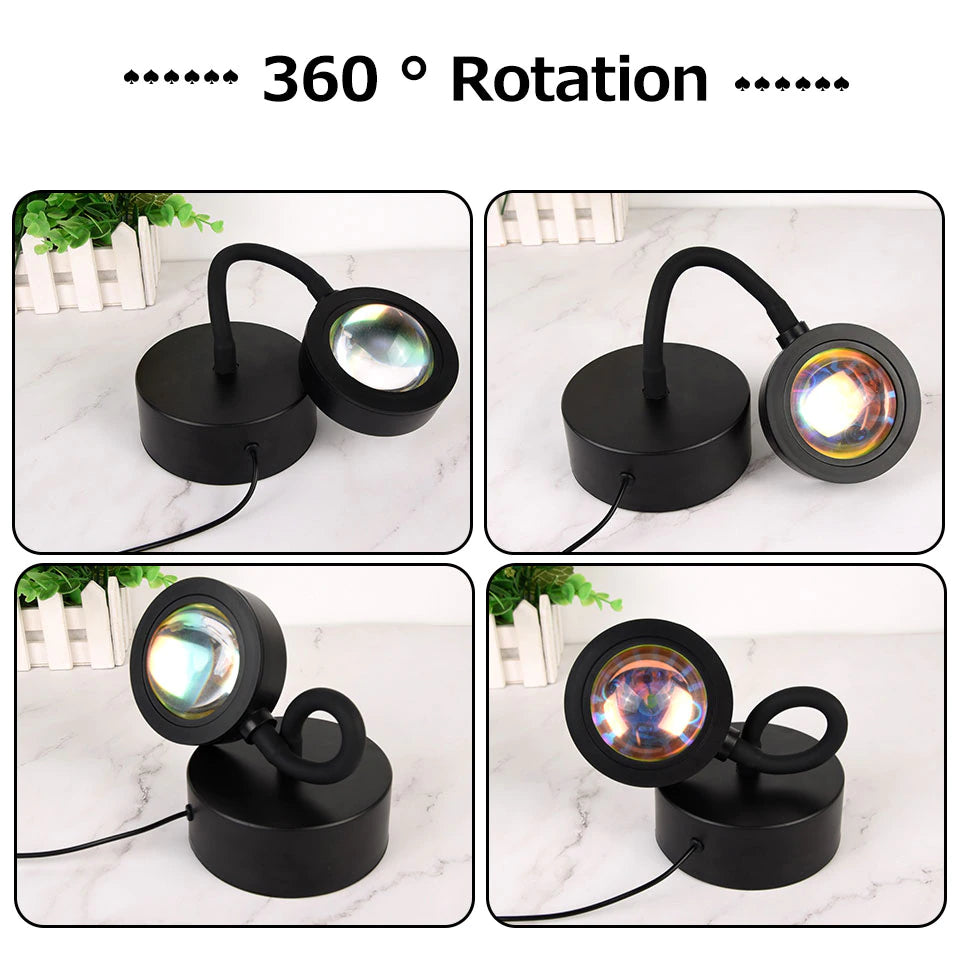 Smart Sunset Projection LED Light