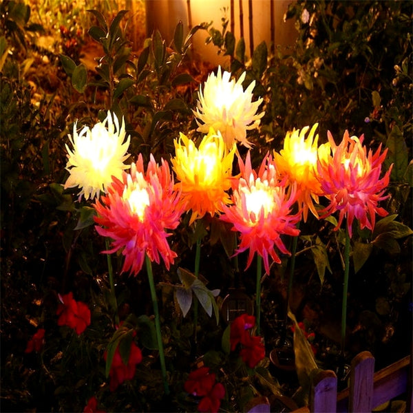 Chrysanthemum LED Solar Light