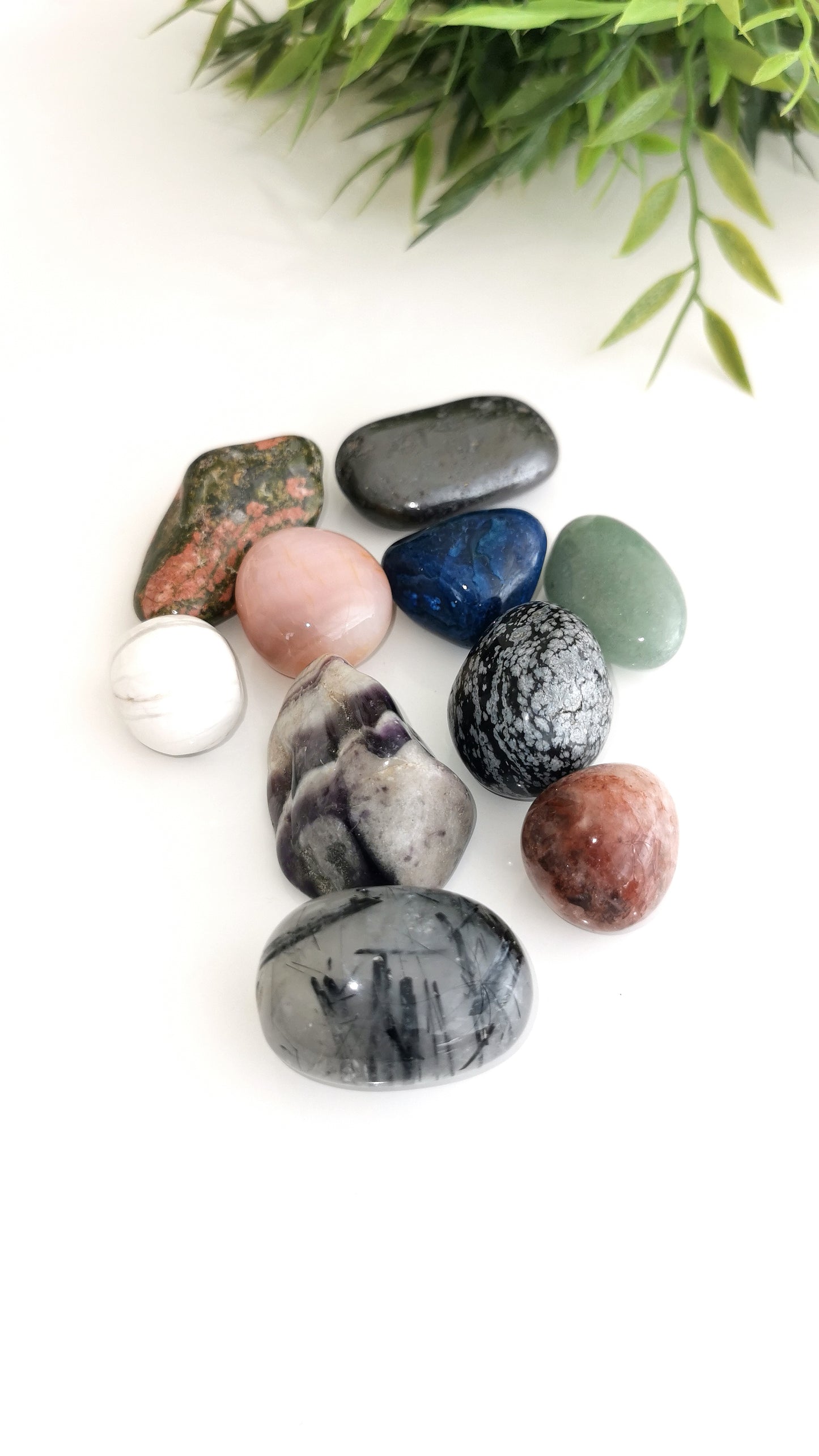 Collection of 10 Real Stone 