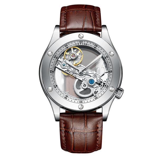 Tevise005 Transparent Hollow Mechanical Watches