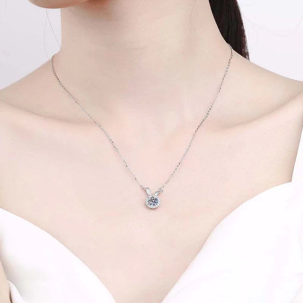 Bunny Women's Necklace Silver 925