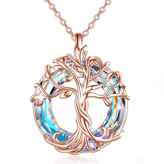 18K plated Life Tree Necklace Model 4