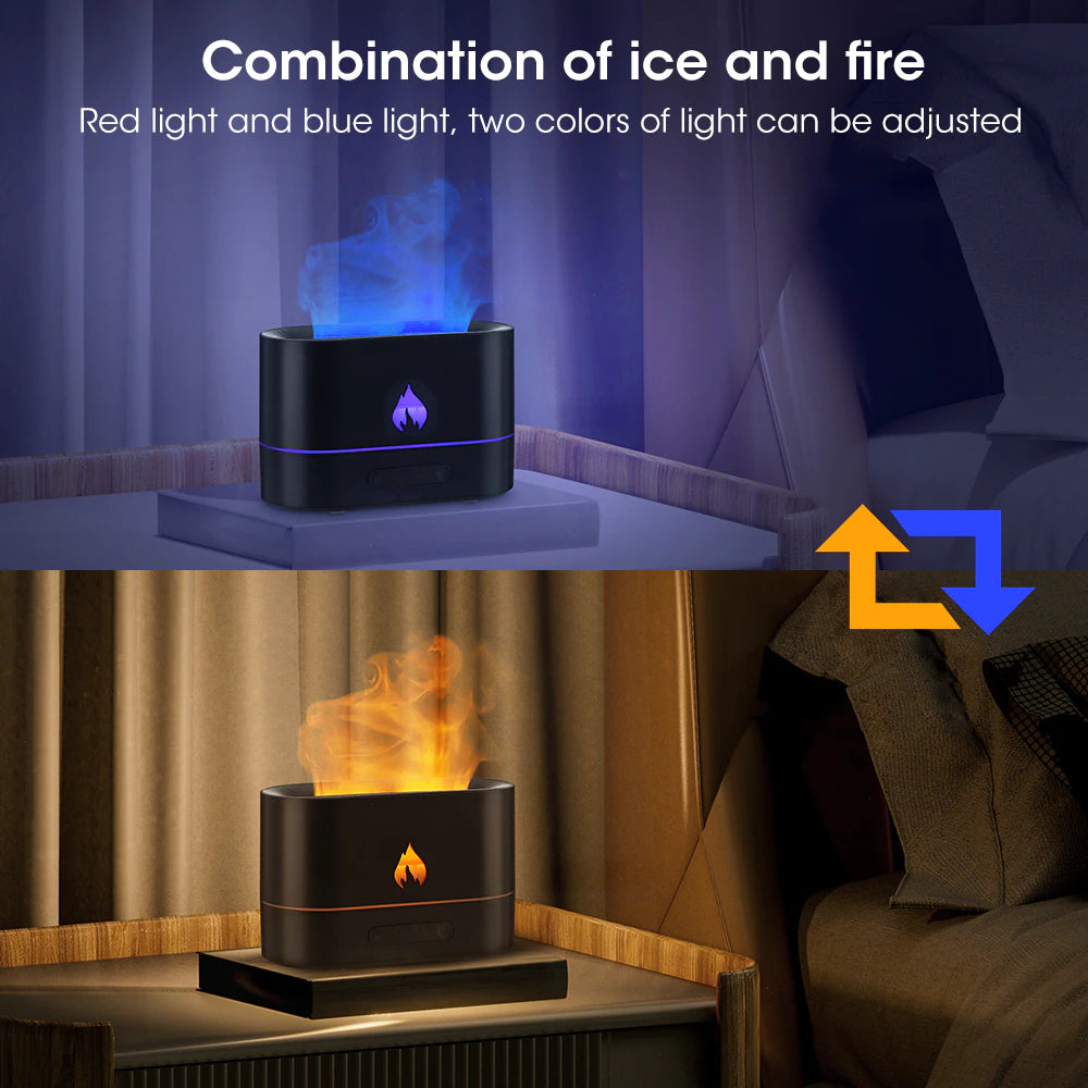 Fire Effect Aroma Humidifier