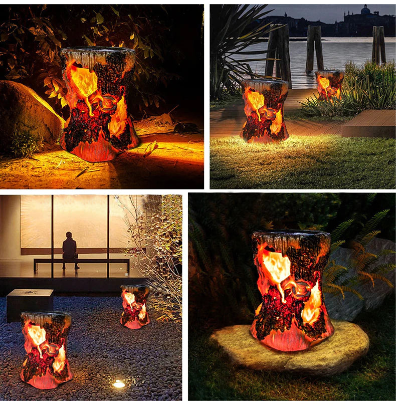 Solar Flame Torch Light