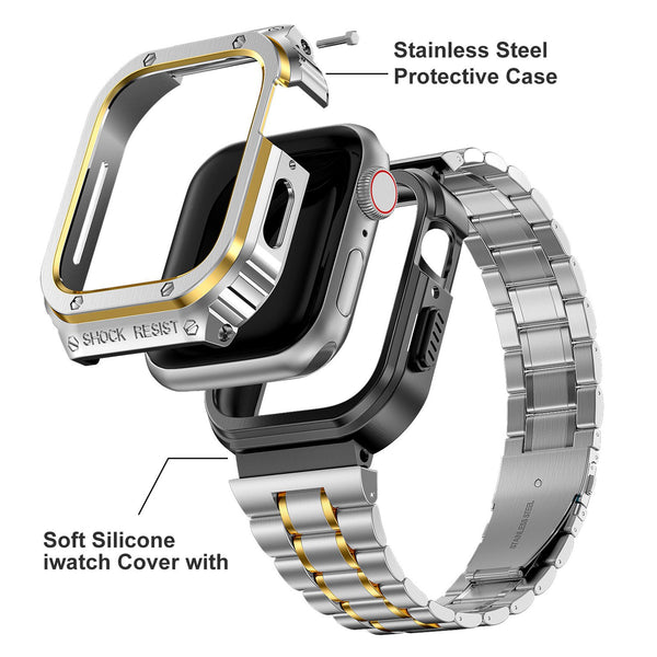 Apple Watch Band kit  حزام ساعة آبل من الفولاذ (Apple Band Kit.02)