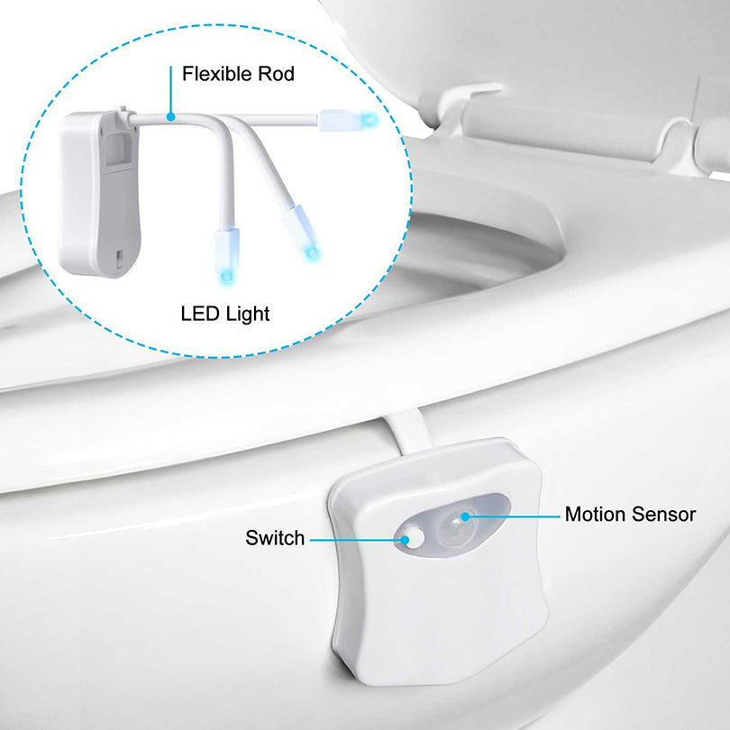 Package of Motion & Sensor Toilet LED Light