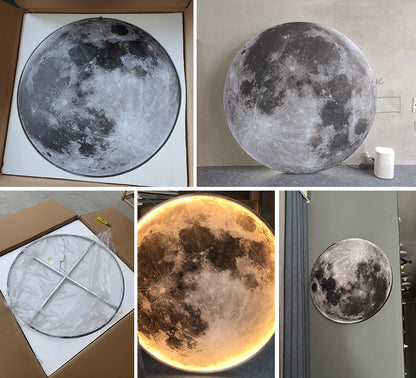 Modern Moon Indoor LED Wall Lamp