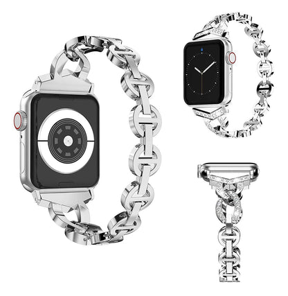 Ladies Diamond Strap for Apple Watch (Apple Bracelet.03)  سوار ساعة آبل