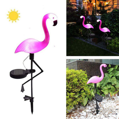 Waterproof Flamingo Solar Lamp