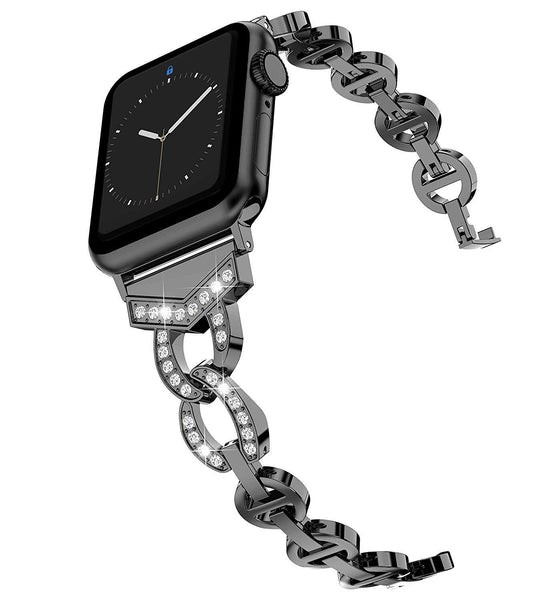 Ladies Diamond Strap for Apple Watch (Apple Bracelet.03)  سوار ساعة آبل