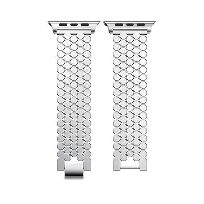 Fish-scale Pattern Stainless Steel Bracelet for Apple Watch (Apple Bracelet.01) سوار ساعة آبل